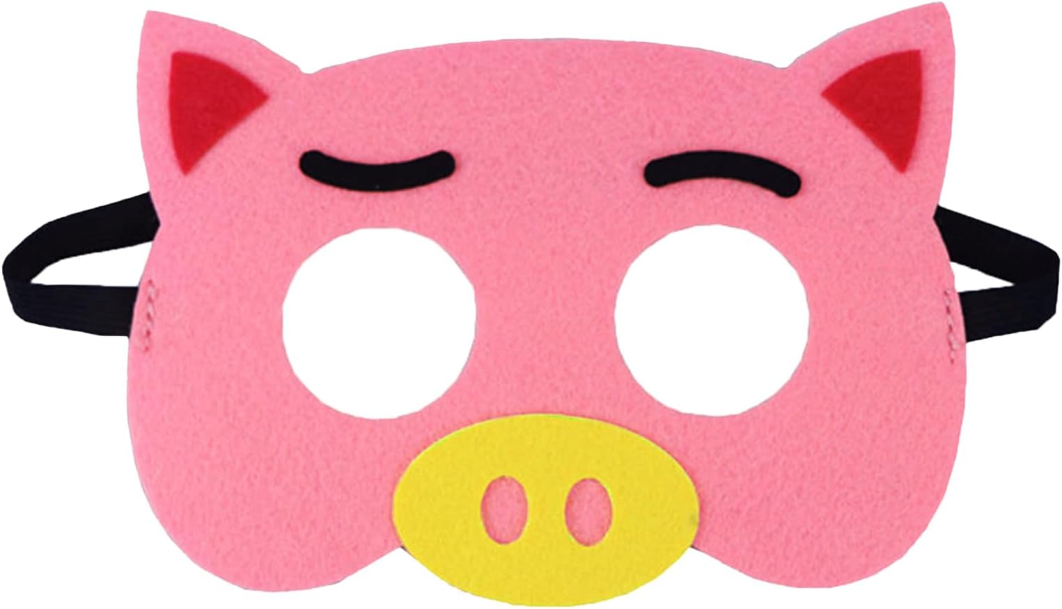Felt Animal Masks, 10 Pcs Halloween Mask for Kids, Animal Costume for Birthday Party Supplies