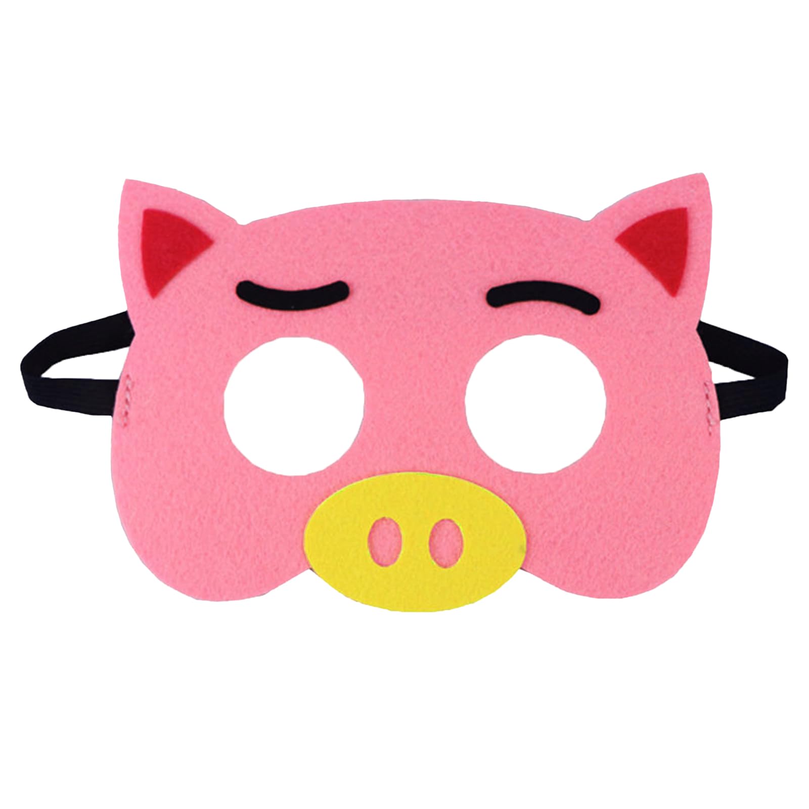 JtnohxFelt Animal Masks, 10 Pcs Halloween Mask for Kids, Animal Costume for Birthday Party Supplies