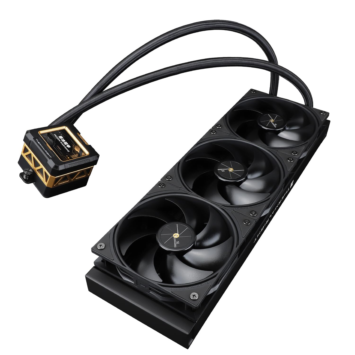 Thermalright FW360 - Refrigeración por agua para CPU, refrigeración AIO, pantalla LCD IPS 320 x 240, para refrigerador de CPU líquido AMD/Intel: AM5/LGA1700/1851, enfriador de agua AIO de 2,4 pulgadas
