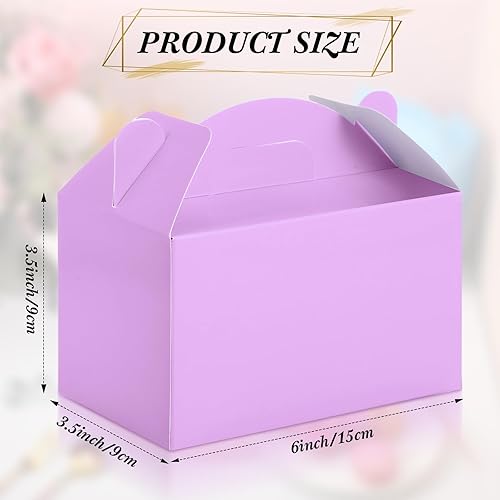 Miniatura 10 de 36 cajas de recuerdo de fiesta, dulces y galletas, cajas de dulces, cajas de dulces, cajas de regalo de cartón, 5.9 x 3.5 pulgadas para niños,