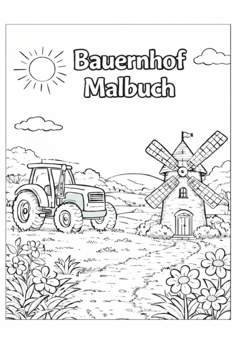 Bauernhof Malbuch