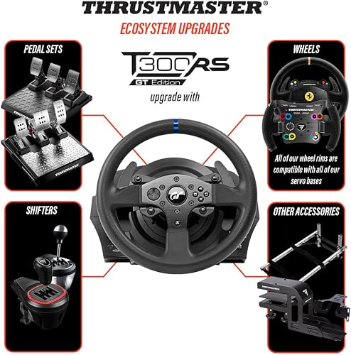 Thrustmaster T300 RS GT Force Feedback Racing Wheel - Officially licensed for Gran Turismo - PS5 / PS4 / Windows - 5
