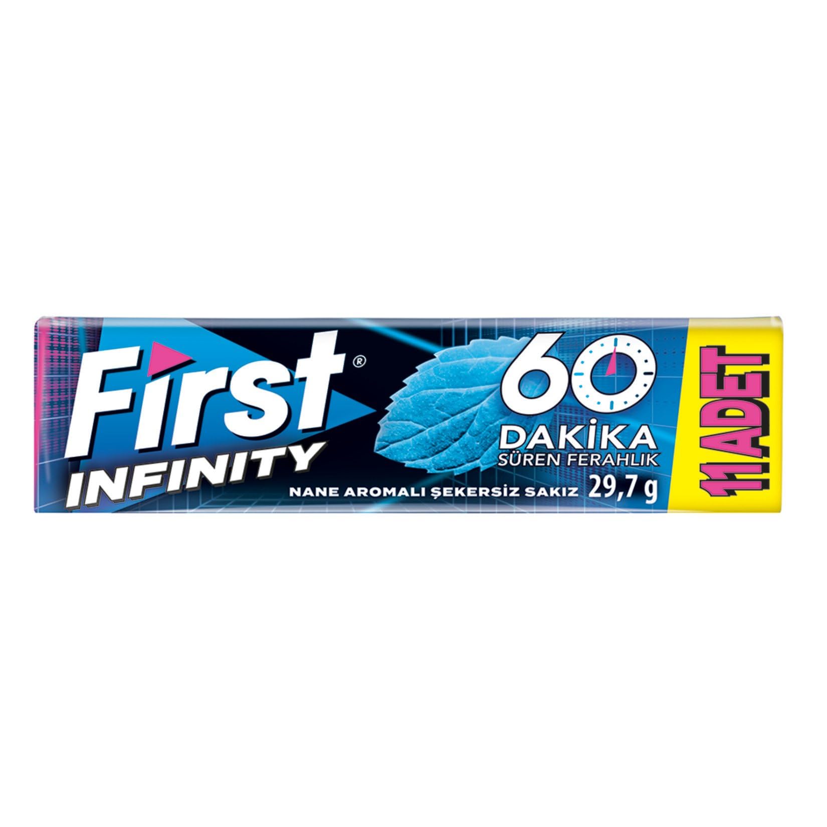 First Infinity 11S Stick Nane Aromalı Şekersiz Sakız 29,7 gr