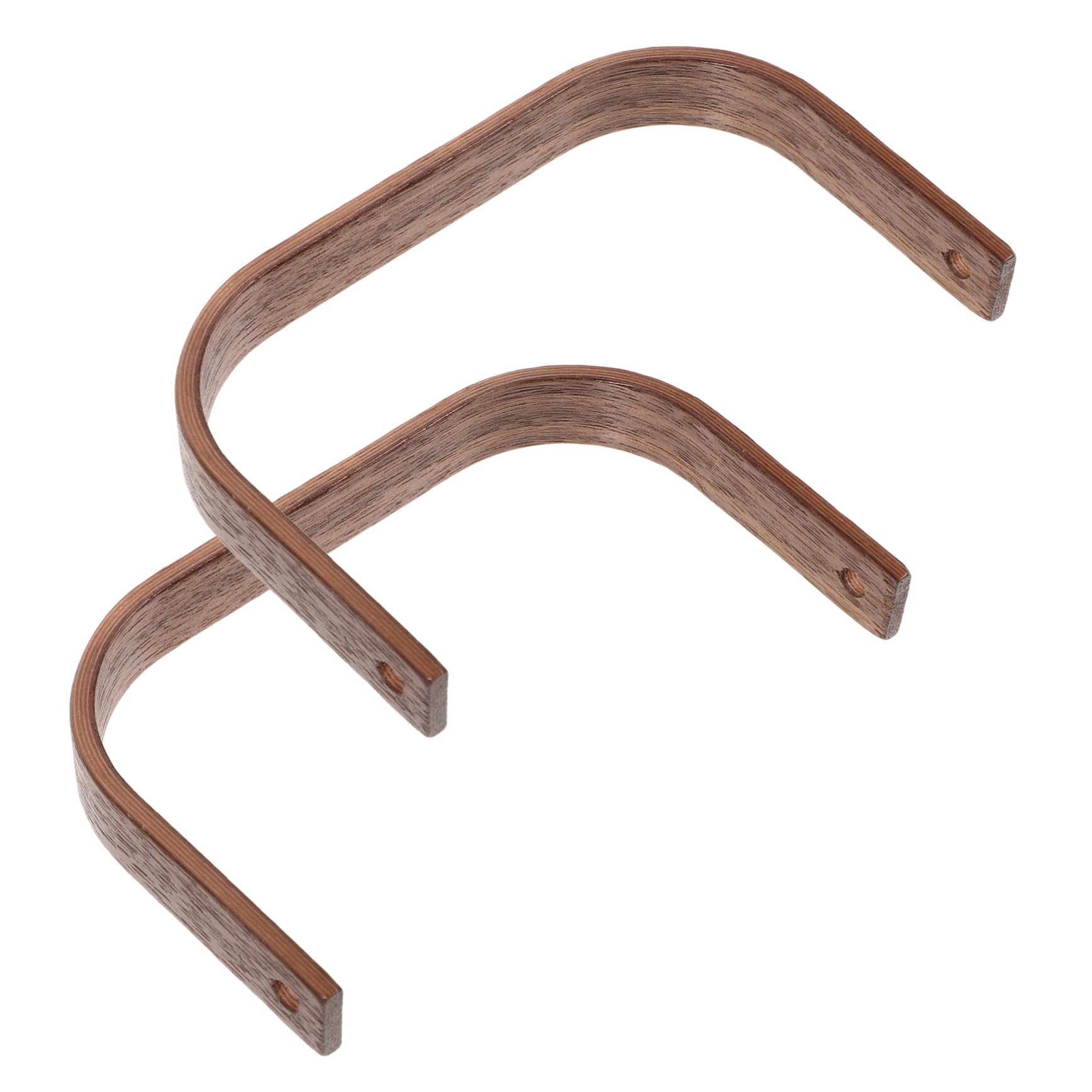 Tetera de Madera de Nogal Asa Resistente al Desgaste, Ligera y Fácil de Instalar, Adecuado para Utensilios de Cocina Hogar, Pack de 2 Piezas