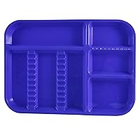 Vista 6 de LA MIERE Bandeja dividida para instrumentos dentales, bandeja de configuración dividida autoclavable, bandeja dividida separada B-Lok, tamaño B