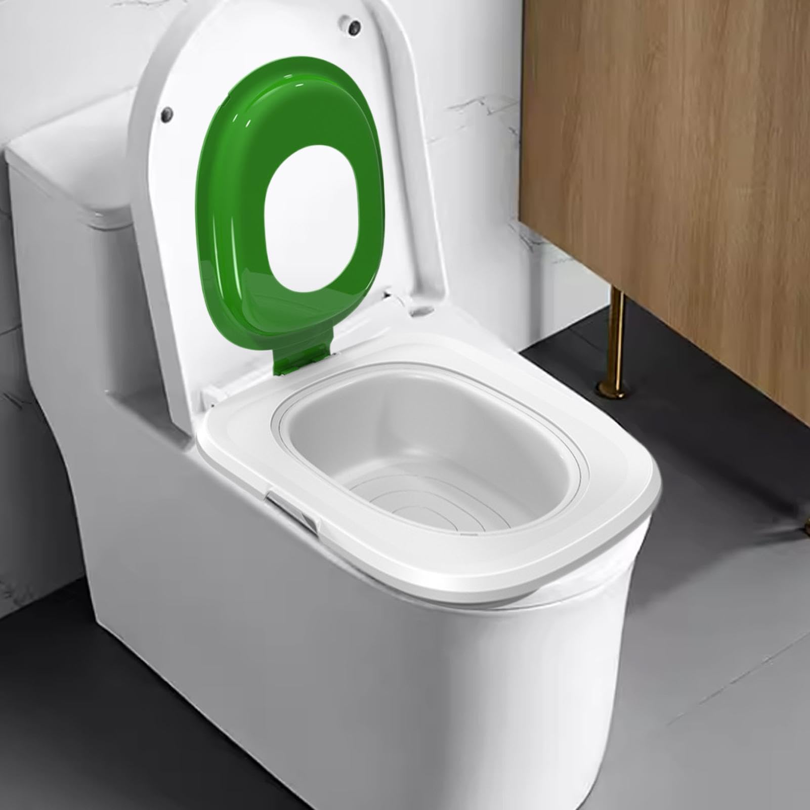 Entrenamiento de inodoro para gatos, asiento de inodoro para gatos - Arenero portátil para gatos - Suministros higiénicos para mascotas, entrenador de orinal para mascotas, tren para gatos