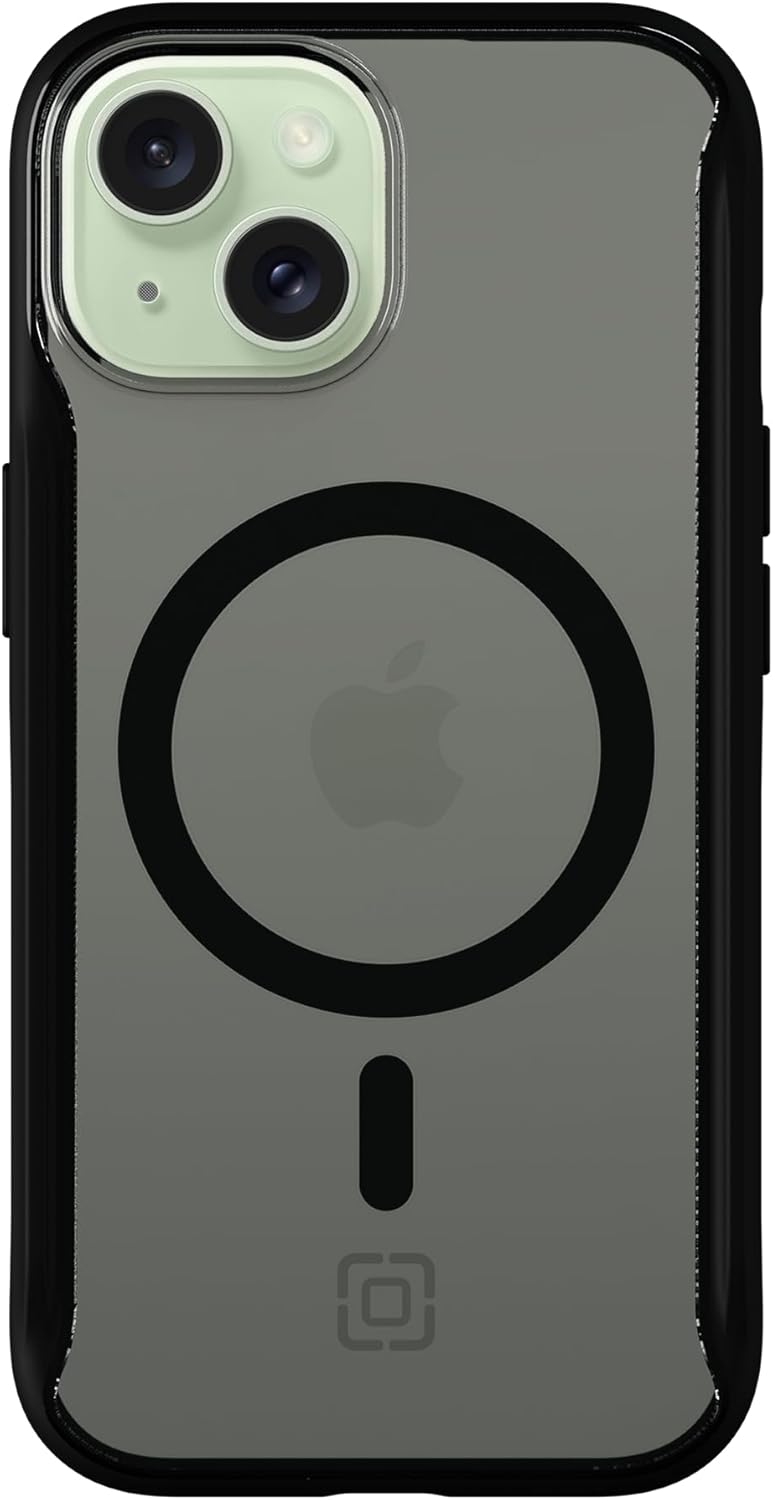 Incipio AeroGrip for MagSafe iPhone 15 Case - Ergonomic Grip + 16ft Drop Tested Protection + Scratch Resistant - 5G & Wireless Compatible (Stealth Black)