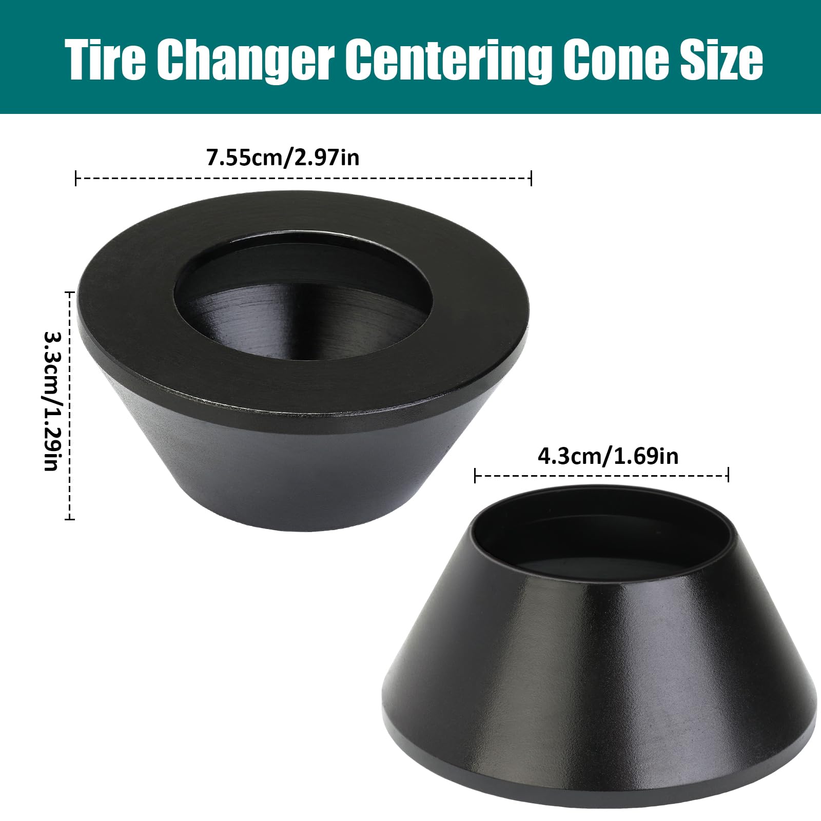FWUNYVN Manual Tire Changer Centering Cone, Stable Wheel