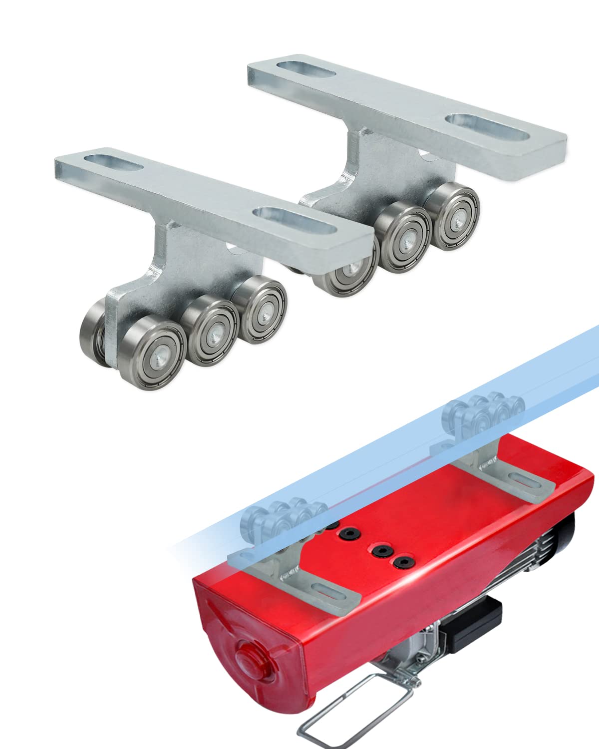 Jeux de roues et de rouleaux pour transpalettes