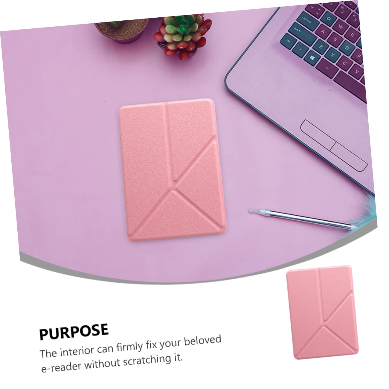 KOMBIUDA 3pezzi Custodia Protettiva Per-book Compatibile Con ª Generazione Design Semplice e Riattivazione Automatica Protezione Anti- e Comfort Per Lettura Mano