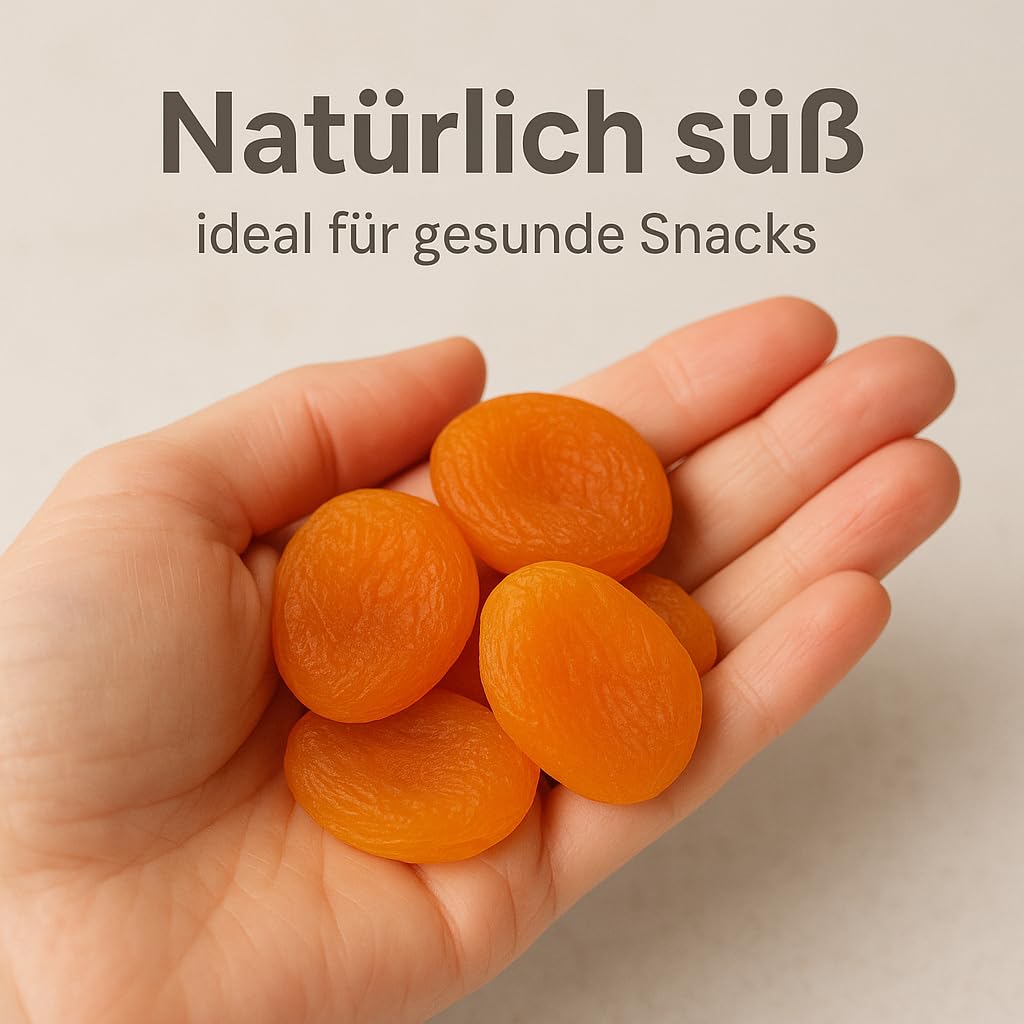 POSH Albaricoques secos de 5 kg de fruta naranja natural para aperitivos y cereales