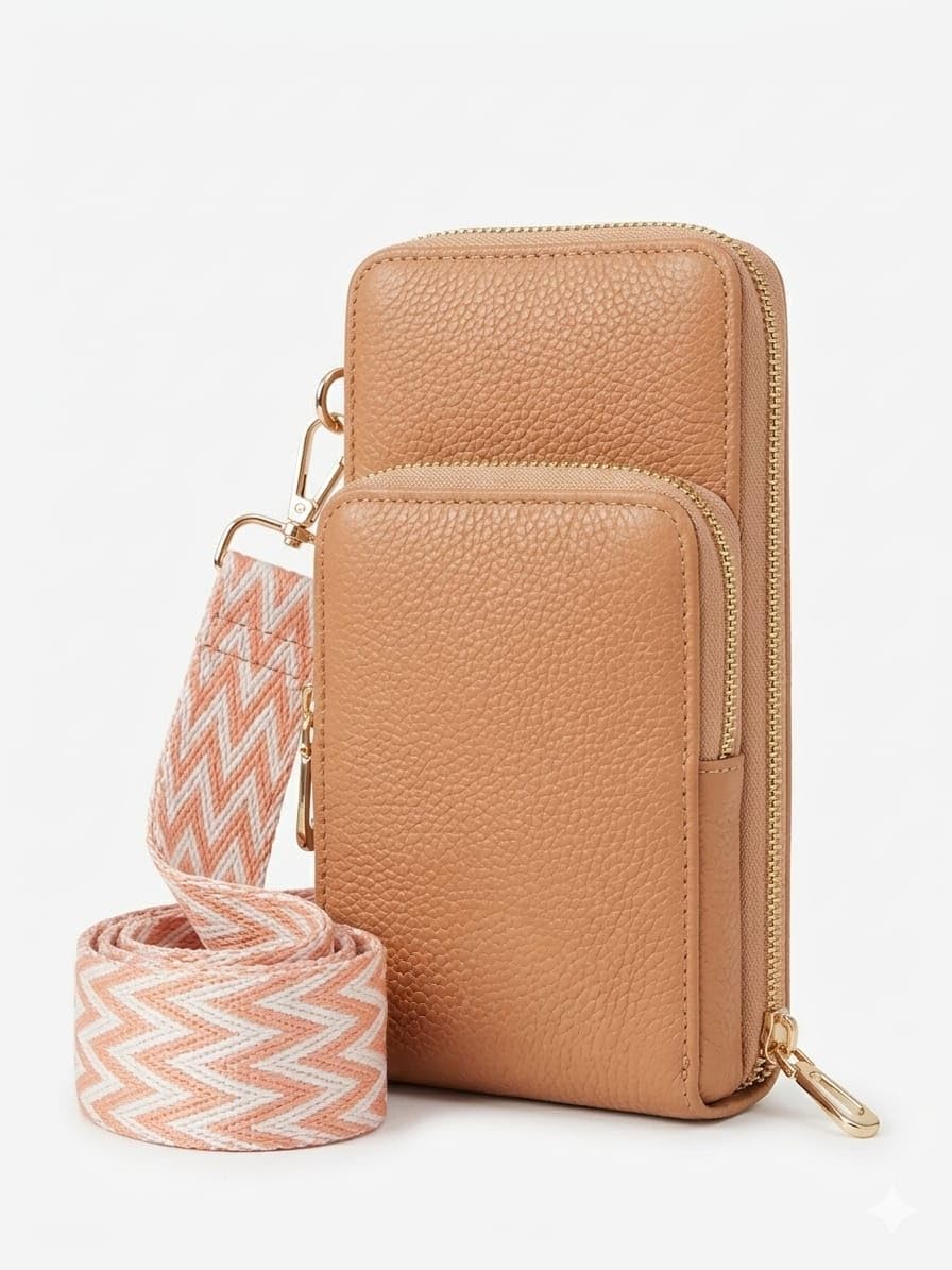 Crossbody Cell Phone Bag for Women | Mini Shoulder Handbag Purse with Credit Card Slots | Lightweight Mobile Sling Wallet for Travel & Daily Use (Random Color)-image-47