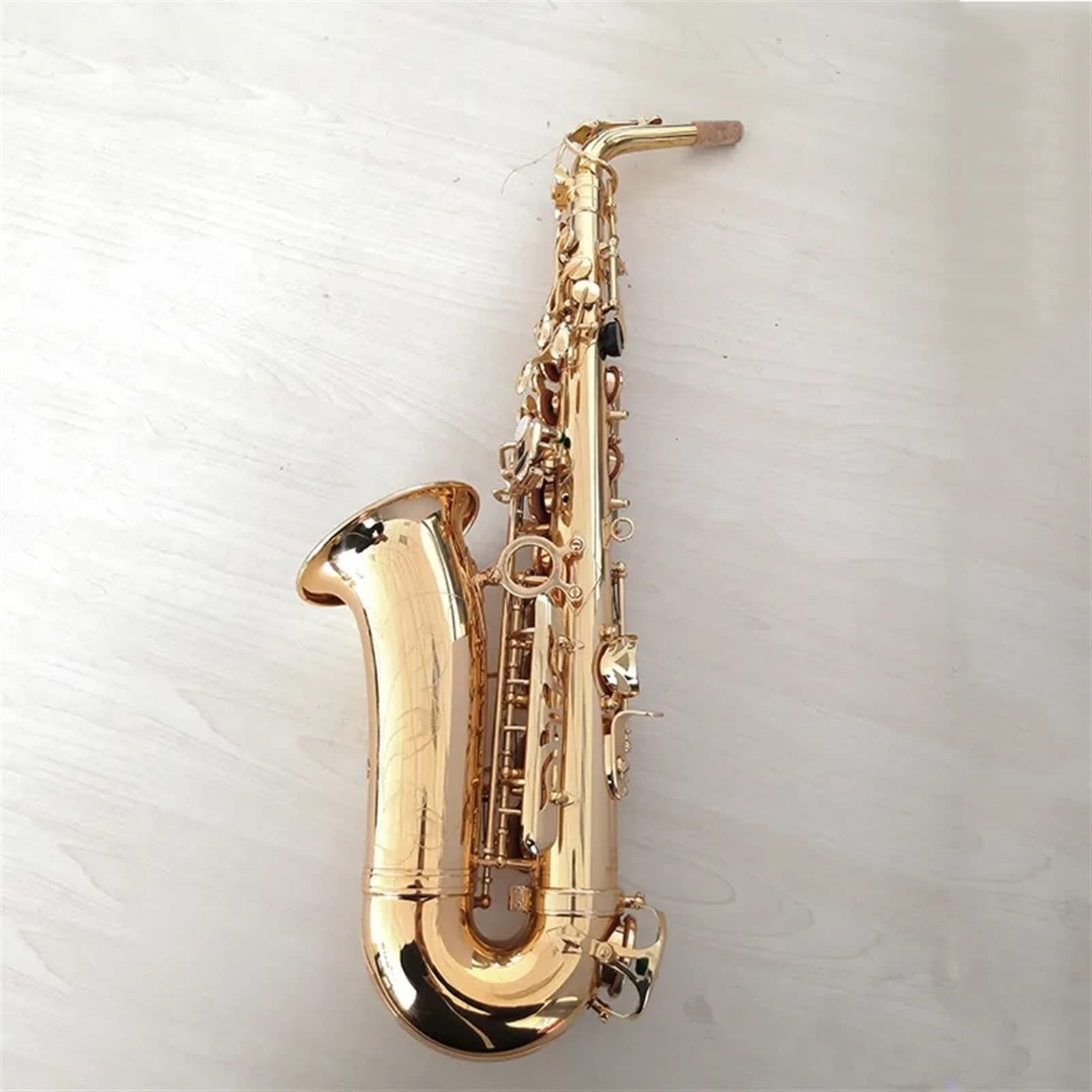 Sassofono Sassofono Contralto Professionale E-Tune in Ottone Placcato Oro Sax Contralto Professionale