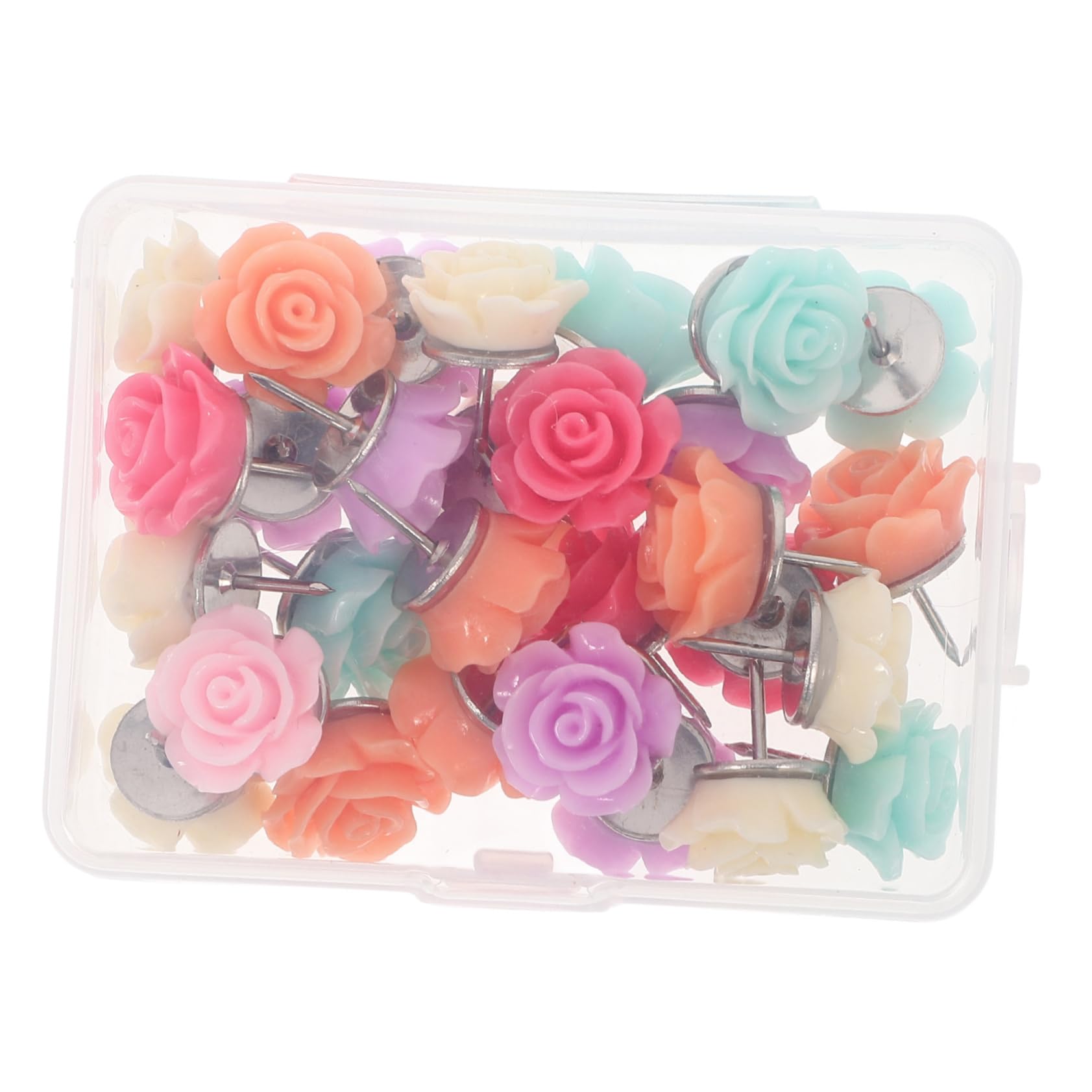 150stücke Resin Pushpins Für Pinnwand Süße Blumennadeln in Farben Für Korktafeln Kunsthandwerk Und Kartenmarkierungen Einfach Zu Lagern Und Handschonend
