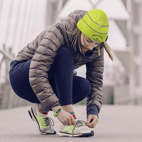 Miniatura 4 de Custom Reflective Beanie Giganotosaurus High Visibility Running Gear Skull Cap for Men & Women 1 Size