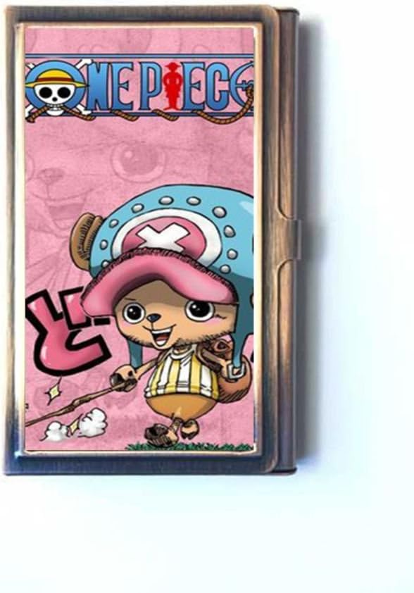 One Piece Anime Design Unique Bronze Business name card Case Wallet Box Case Lovely Gift