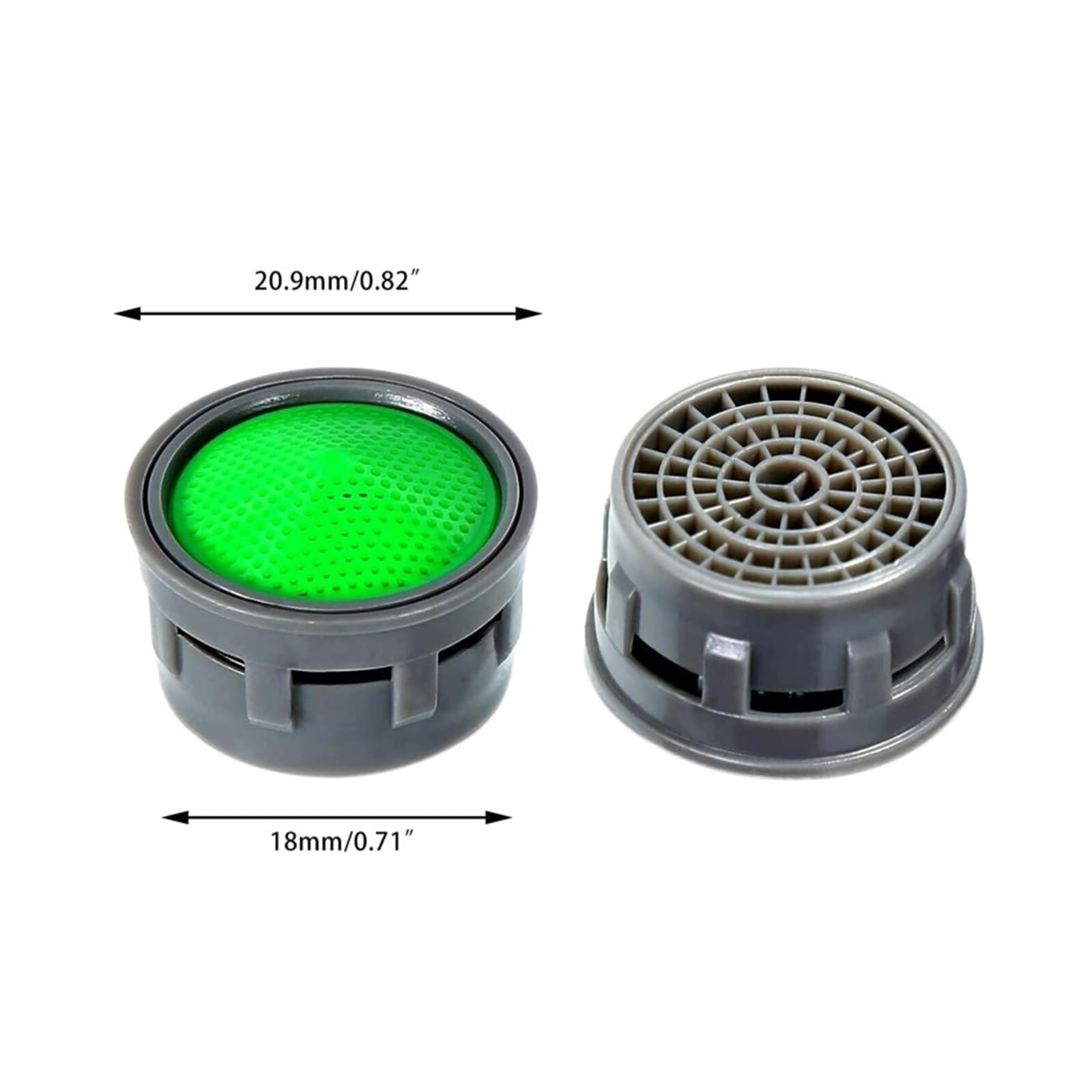 Ricambio aeratore Cucina Bagno Parti del limitatore di flusso dell'ugello ricambio filtro rubinetto dell'aeratore da 20 pezzi(Ordinary Aerators)