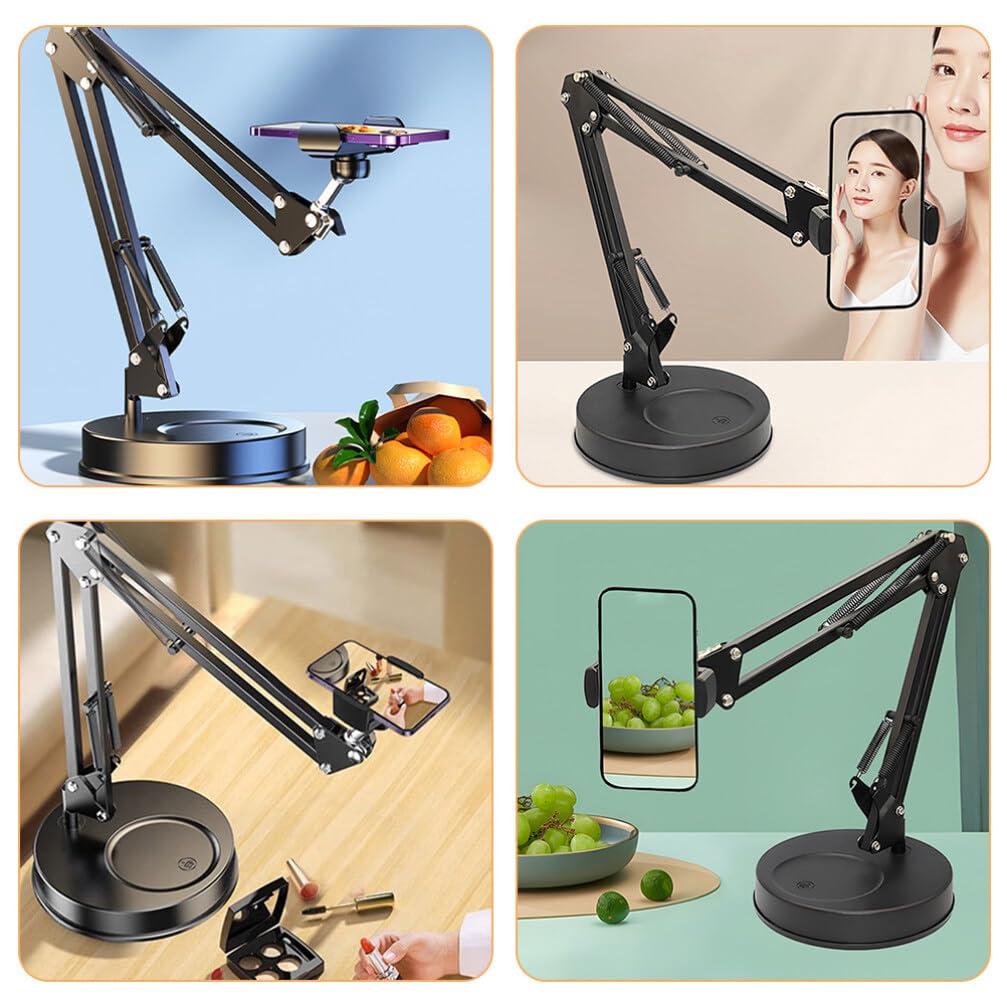Homoyoyo Soporte Ajustable Extensible para Teléfono Soporte para Selfie Base Estable para Fotografía