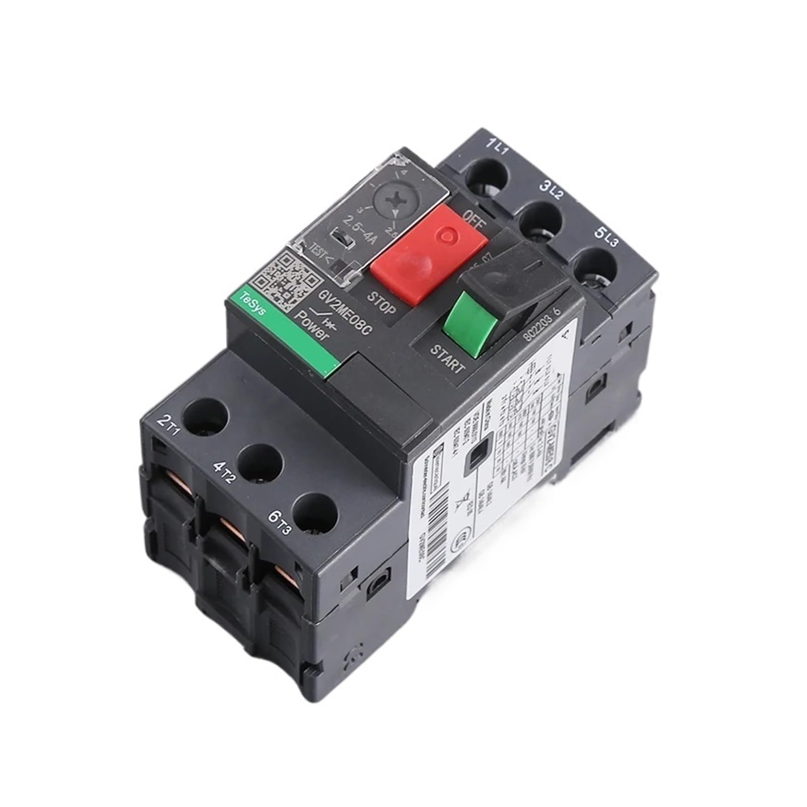 CJKXPZMH Motor Circuit Breaker GV2ME08C 10C 22C 32C 0.1A-32A Motor Start Protection Switch(GV2ME32C)