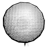 Pro Studio Solutions EZ-Pro 48in (120cm) Collapsible Beauty Dish and Softbox Combination with Eggcrate Grid and Comet Speedring for Comet, Dynalite, and Compatible
