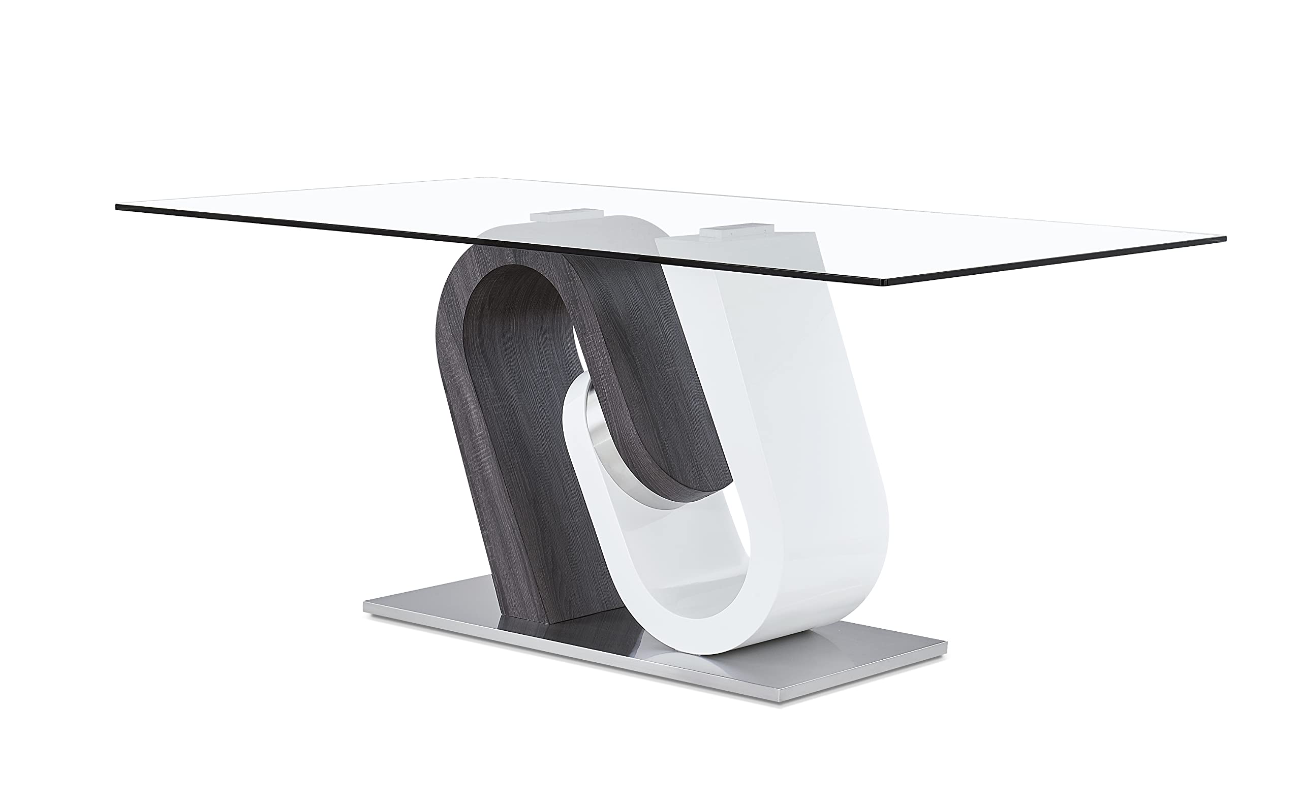 Global Furniture USAGrey and White Base Dining Table