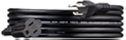 Amazon Basics Extension Cord, 10 Ft, 3 Prong Outlet Extender, Indoor Extension Cord, 13 Amps, 125V, Black