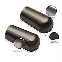 Vista 2 de MAXCHEER 2 puntas de interruptor de palanca de latón M3.5 LP de 3 vías con bolsa de púa de guitarra, perilla de interruptor de pastilla para Negro