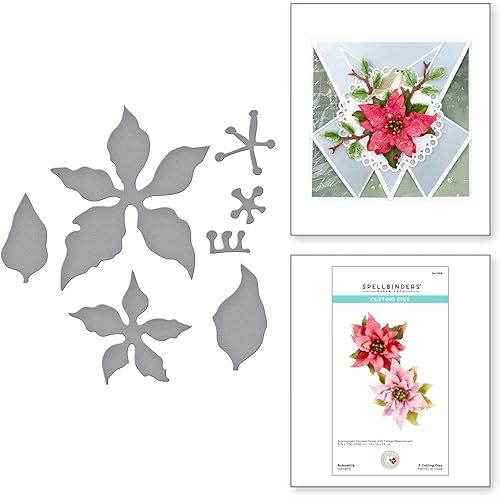 Miniatura 2 de Spellbinders Poinsettia - Troqueles de metal