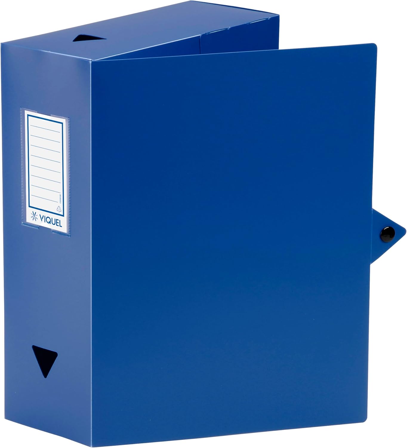 Viquel Class Doc Box File Polypropylene Spine 100 mm Blue