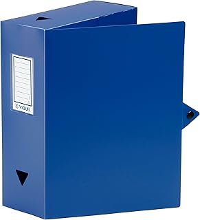 Viquel Class Doc – Caja para archivar (polipropileno, ancho 100 mm, color azul