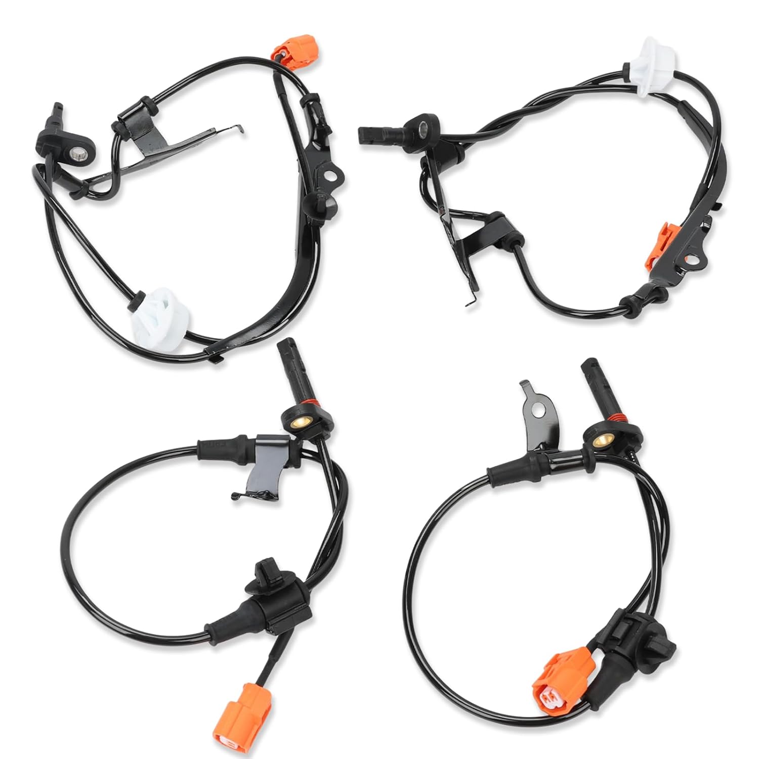 4 Pcs ABS Wheel Speed Sensors Compatible with Honda Accord Acura TSX 2.4L L4 2004 2005 2006 2007, Replacement for 57450-SDC-013, 57475-SEA-013, 57455-SDC-013, 57470-SEA-013