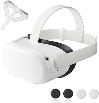 OLCLSS Original Replacement Head Strap for Meta Quest 2,Head Strap for Oculus Quest 2,with 2 Pair Thumb Grip Caps, Strap for Meta Quest 2,Strap for Oculus Quest 2
