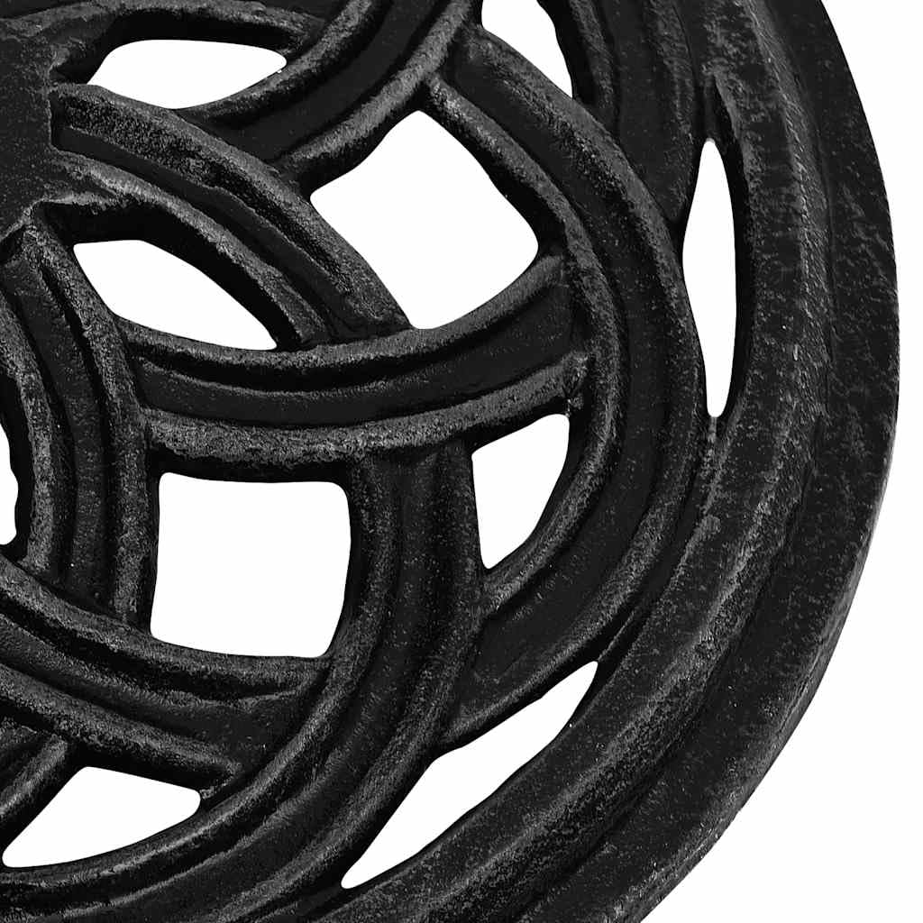 Questo Supporto per ombrellone, Nero, 44 x 31 cm, Robusto Supporto in ghisa per ombrellone da Giardino e Patio, Adatto a Pali da 35/38/48 mm, Robusta Protezione Solare per Esterni