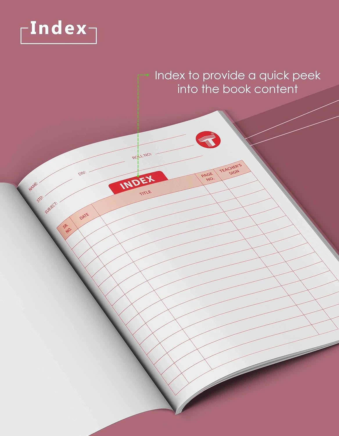 TARGET PUBLICATIONS Quaderni a riga singola con copertina marrone morbida, 172 pagine a righe, formato A5, 18 cm x 24 cm circa, confezione da 16 quaderni, GSM 57