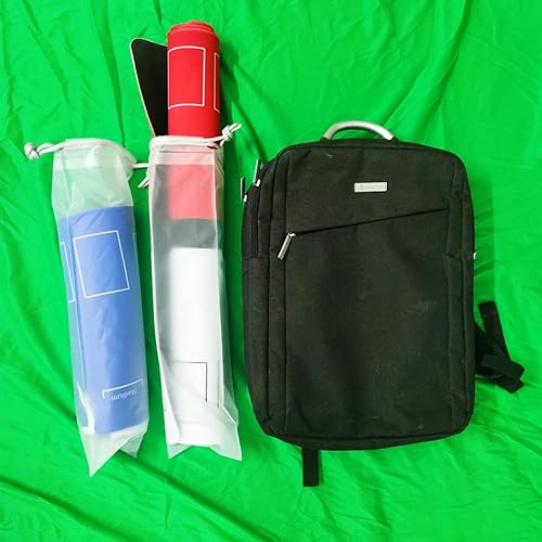 Miniatura 3 de Jedaloke Tapete de juego para tarjetas de juego, tapete de juego de 2 jugadores, juego de cartas coleccionables (negro-blanco, THK de 0.118 in)