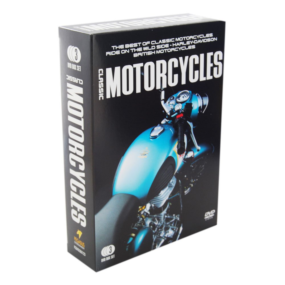 Motos clásicas en DVD con este pack coleccionista de 3 discos sobre la historia del motociclismo