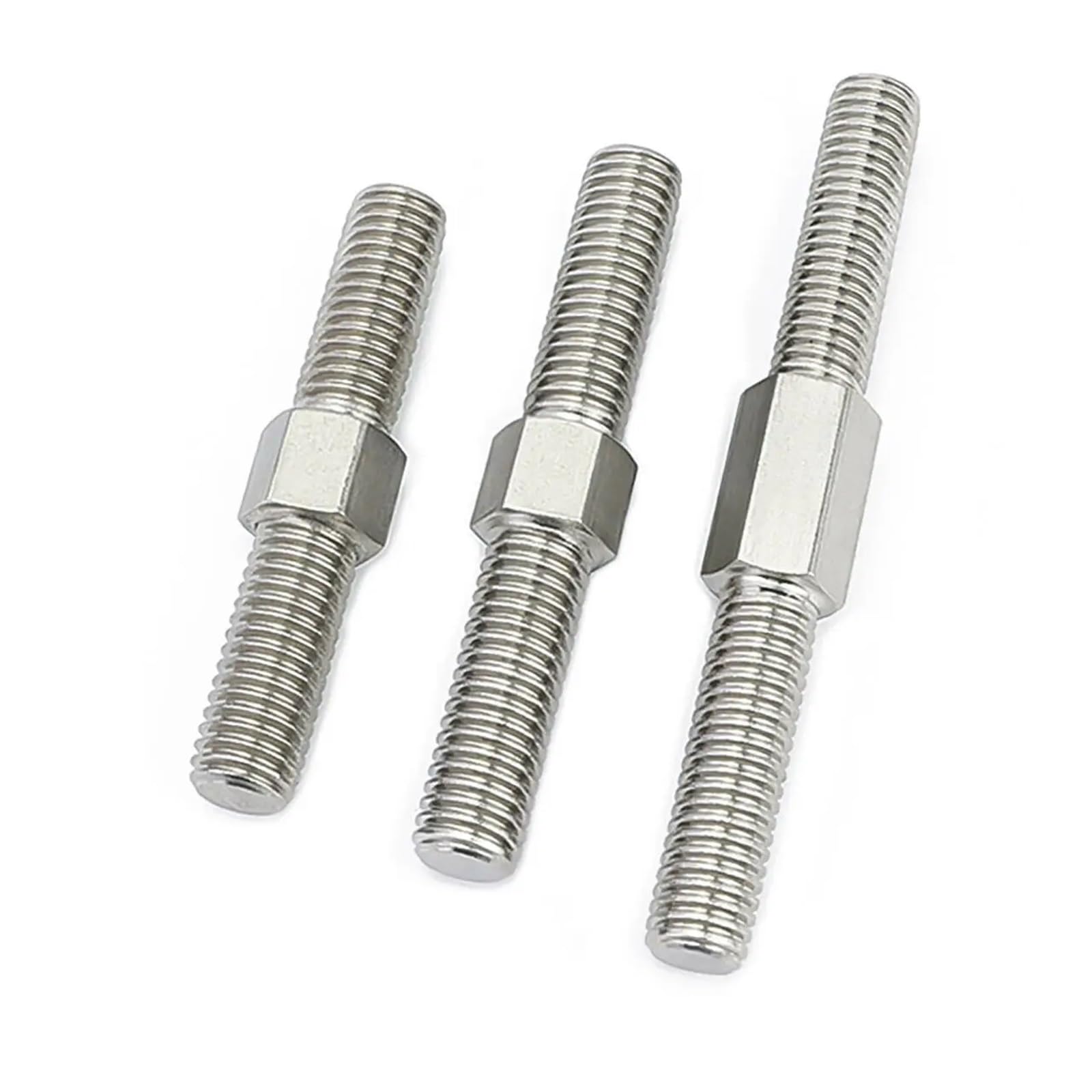 Tirante filettato a doppia estremità M4-M16 - Bulloni prigionieri con filettatura sinistra e destra in acciaio inox 304 for applicazioni industriali e sanitarie(M16x120mm 1pcs)