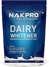 NAKPRO 100% Pure Dairy Whitener Milk Powder, 1kg | Perfect for Tea & Coffee for Everyday Use | Creamy Texture & Delicious Milky flavor | NABL Lab tested for Purity