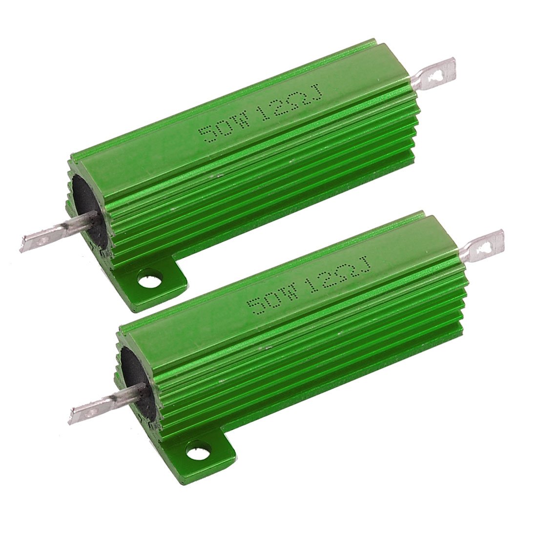 Aexit Resistore a filo avvolto in alluminio da 50 W Watt 2,5 Ohm ID: 820510