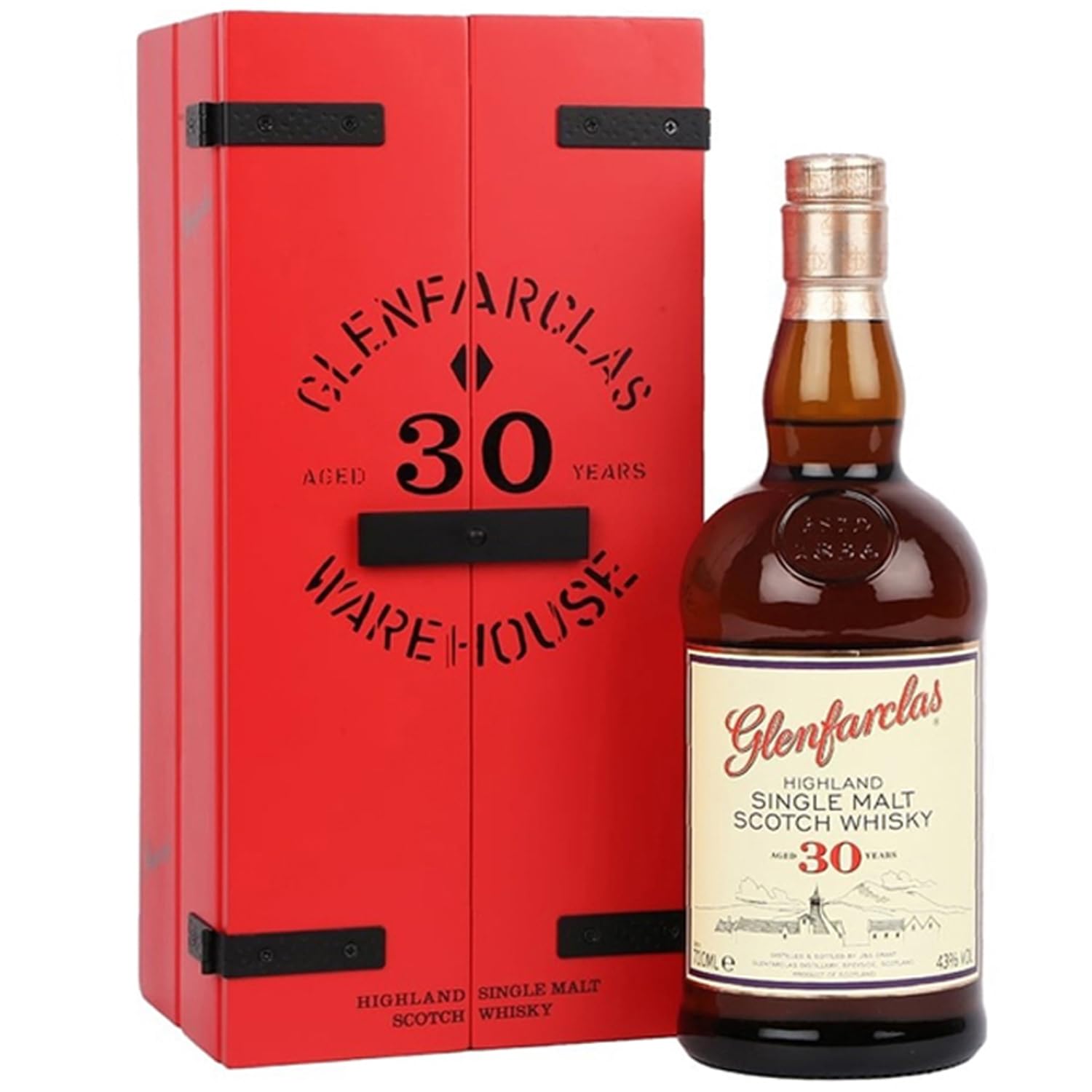 Glenfarclas 30 Jahre Highland Single Malt Scotch Whisky, 43% Vol., 0,7 l