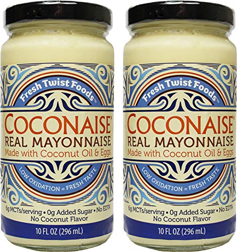 Coconaise 10oz Coconut Oil Mayonnaise (2 Jars)