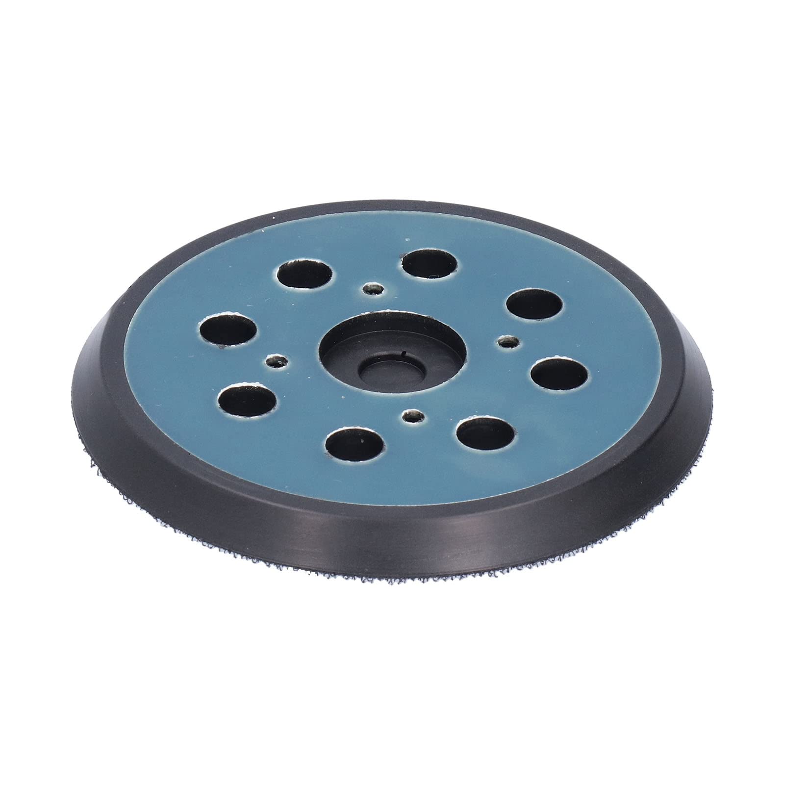 Platorello per Levigatrice di Ricambio Installazione Liscia 5" Realizzato in ABS + Gomma, 2 Pezzi per Platorello per Levigatrice