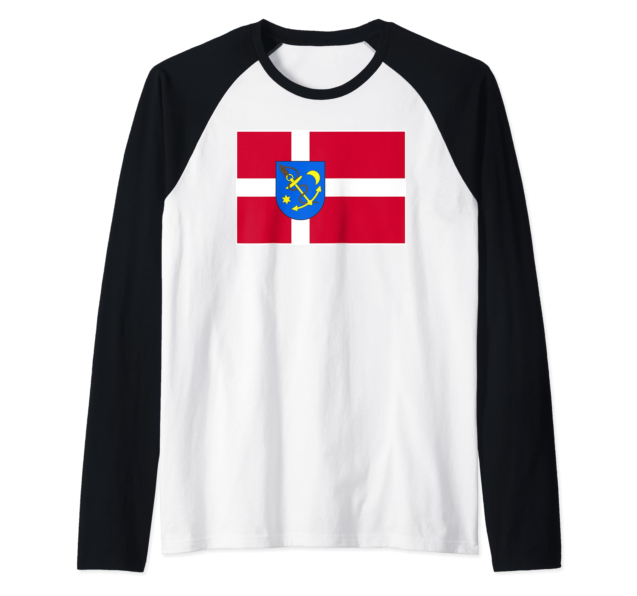 Struer Flag Apparel National pride Souvenir Gift Raglan Baseball Tee