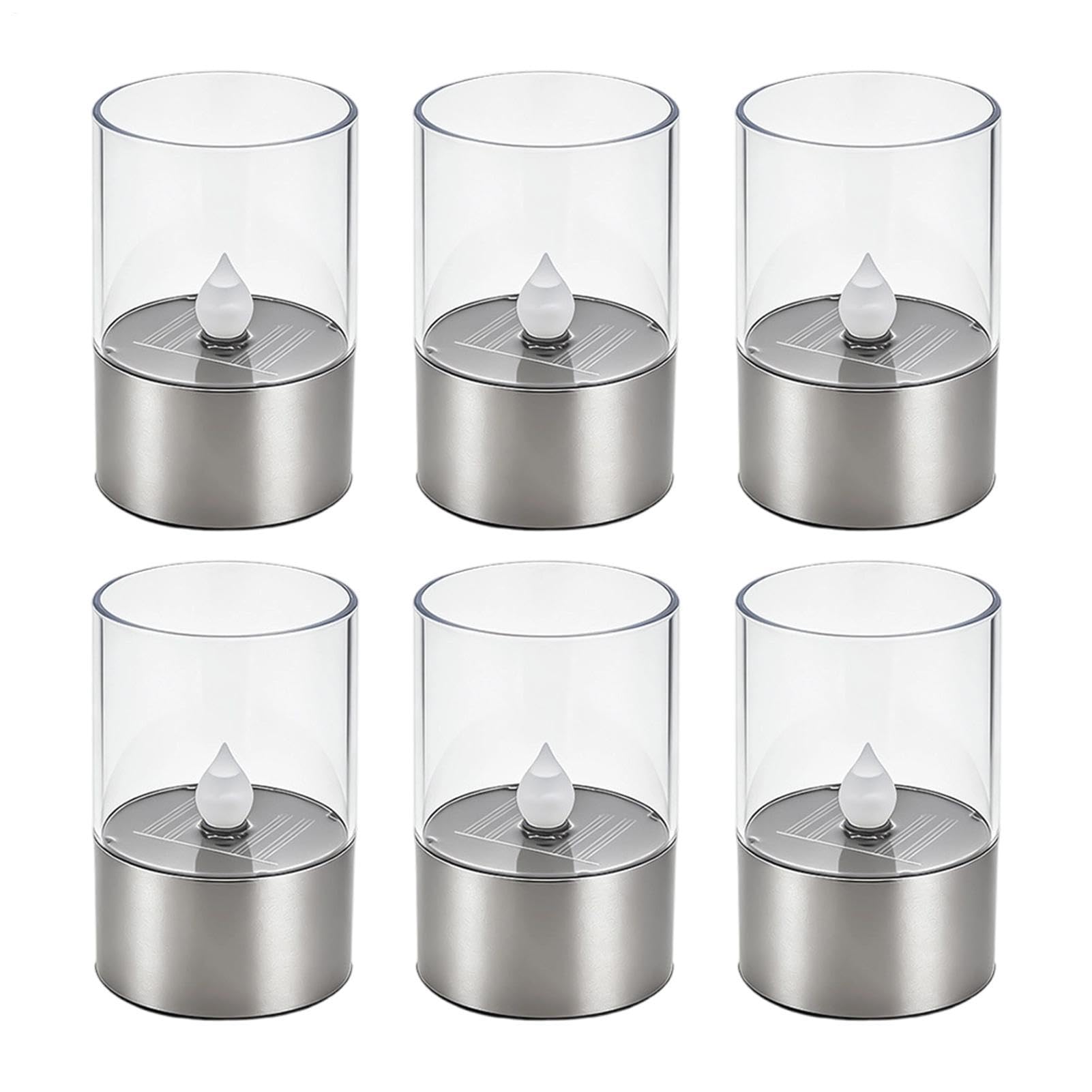 Bougies solaires LED pour créer une ambiance chaleureuse de camping - 8