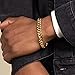 ChainsHouse Gold Miami Cuban Link Chain Bracelet Mens Fashion Jewelry 7.5