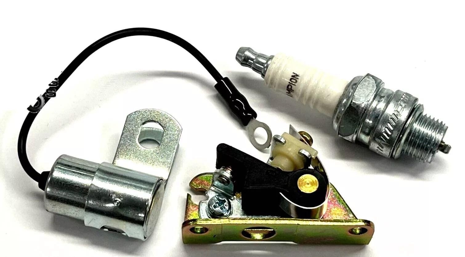 Lil Red BarnTune Up Kit Compatible with Kohler K181 K241 K301 K321 K341 K361 Engines Includes Points 47-150-03, Condenser 230722 & Spark Plugs H10