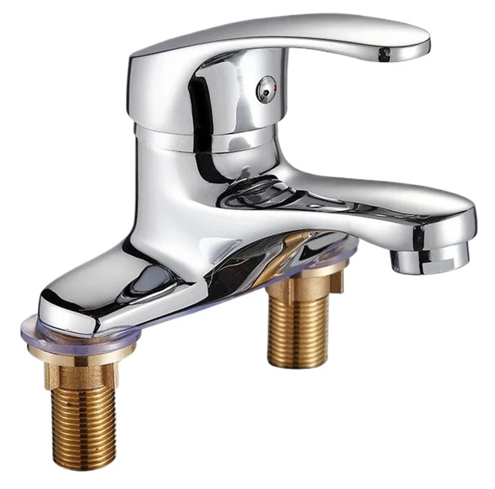 Mitigeur et robinets de lavabo en cuivre avec accessoires quincaillerie de fixation Style-B