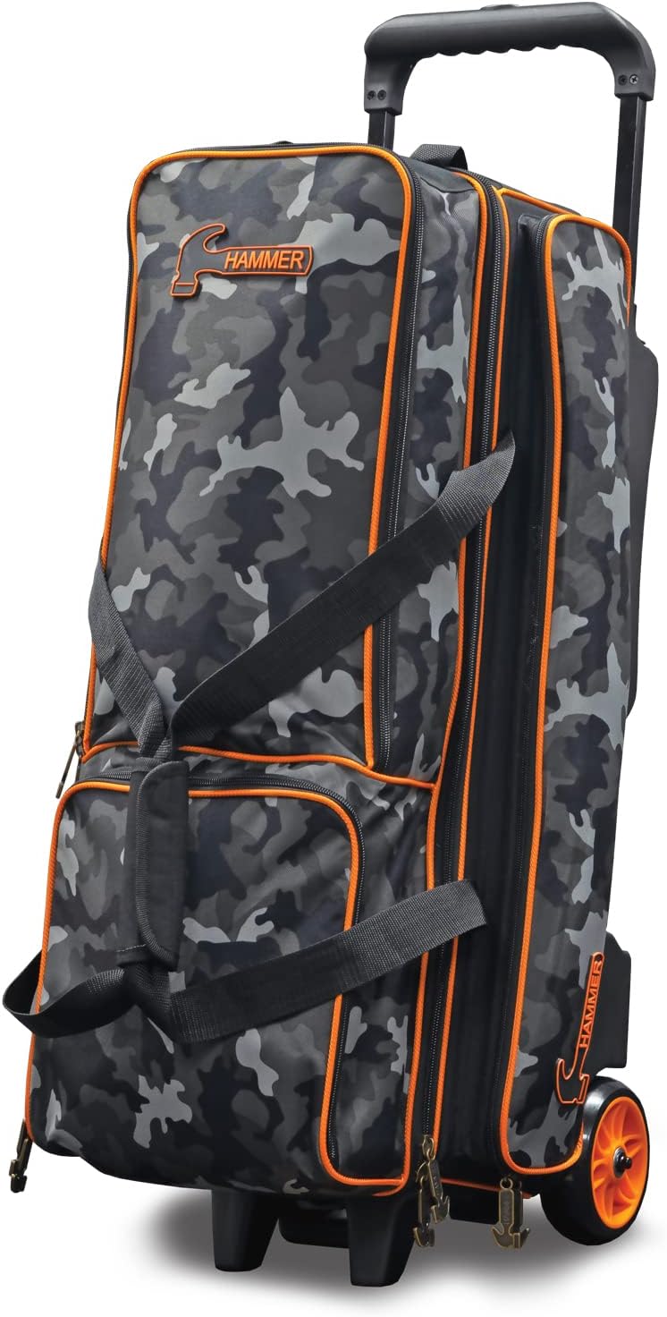 Hammer Premium Deluxe Triple 3 Ball Roller Bowling Bag Camo