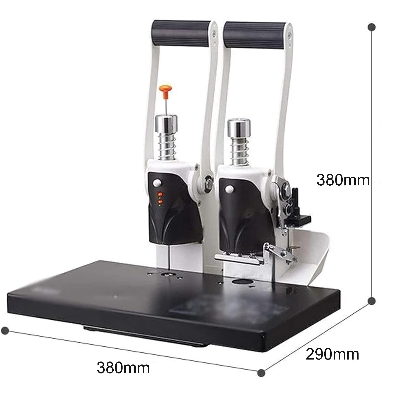 Máquina de encuadernación para certificados financieros, perforación automática de fusión en caliente, mango que ahorra trabajo, grosor de encuadernación de 30 mm, ideal para escuela, banco, oficina