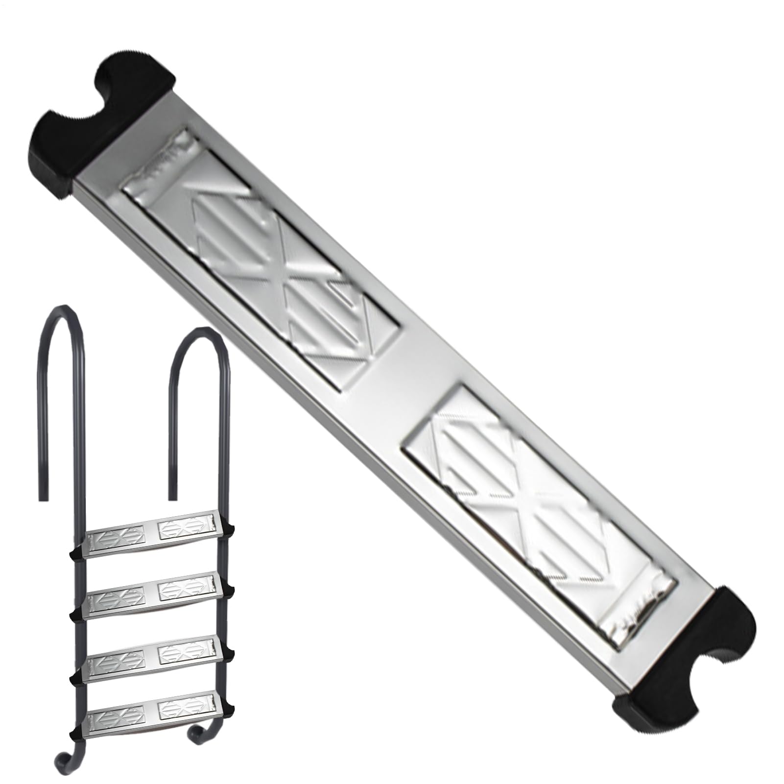 Échelle de rechange pour piscine en acier inoxydable